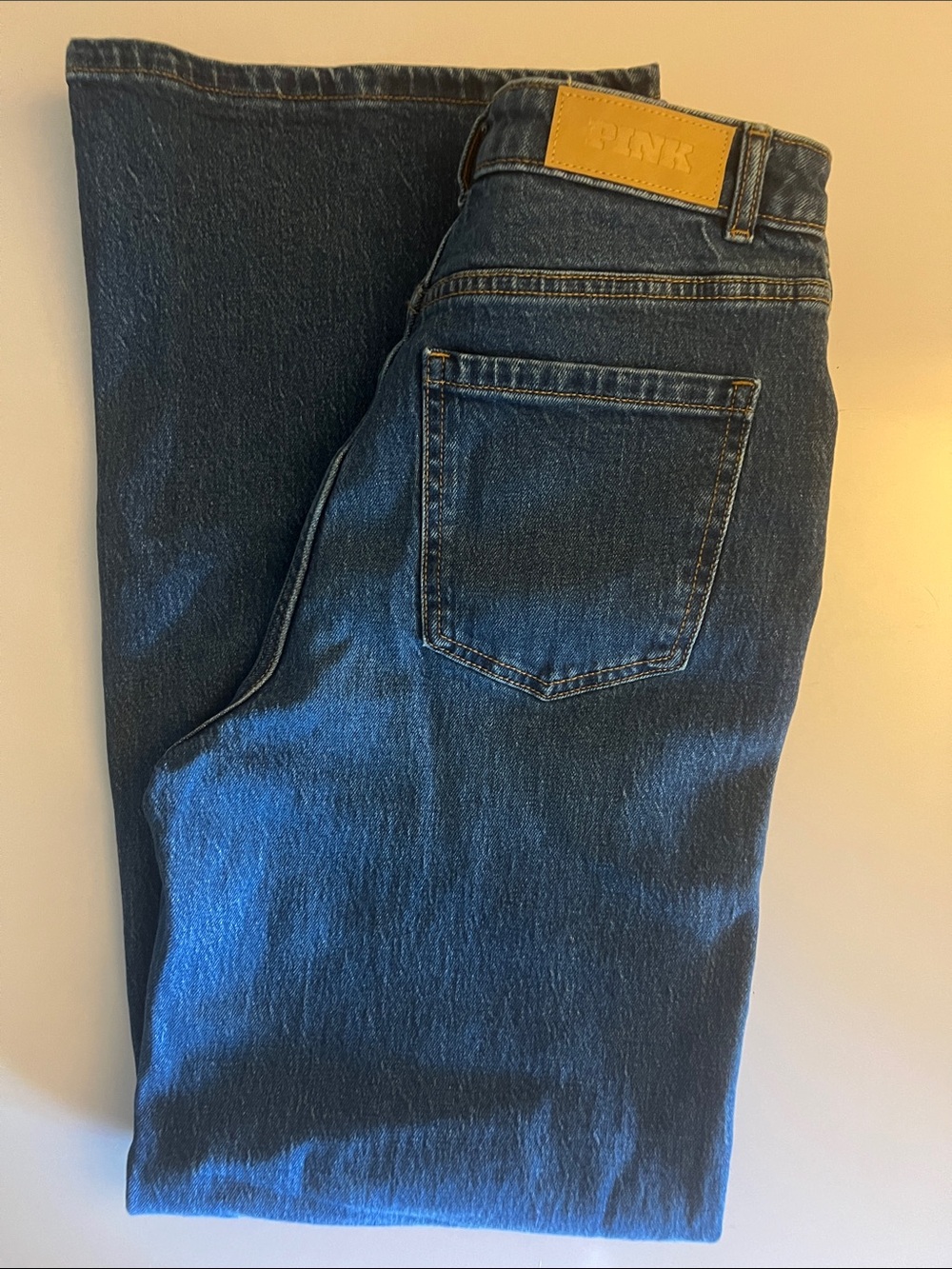 Denim by PINK Victoria’s Secret High- Rise Straight Jeans Size: 6